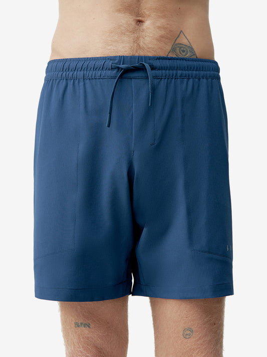 Born Living Yoga Rhein Short - Sea Blue