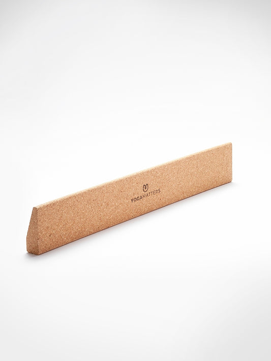 yogamatters sustainable natural cork wedge recovery yoga prop