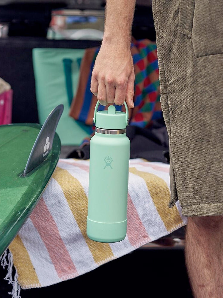 Hydro Flask 621ml (21oz) Standard Mouth Bottle with Flex Straw Cap - Popstar Pink