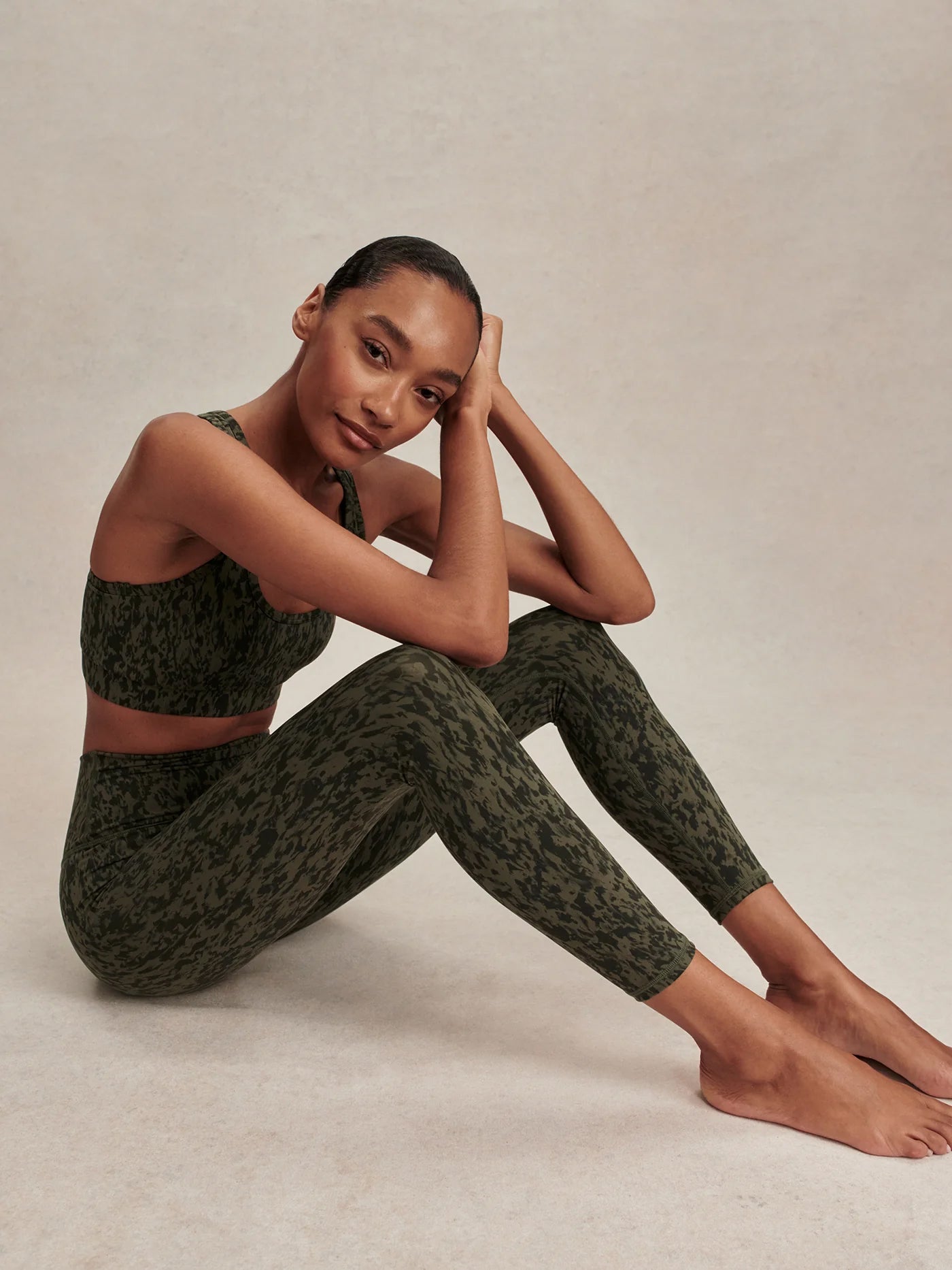 Varley Always High Rise Legging 25 - Olive Smoke