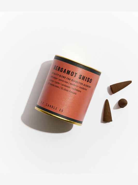 P.F. Candle Co. Alchemy Incense Cones - Bergamot Shiso