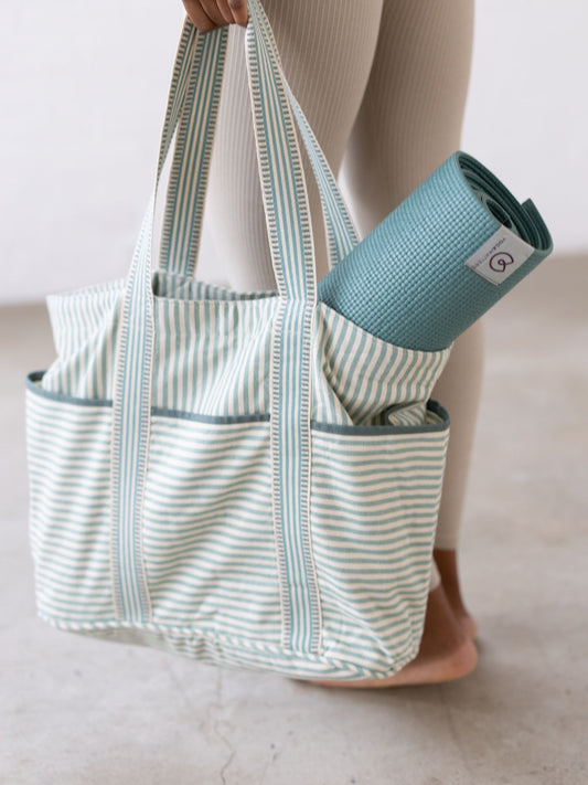 Yogamatters Stripe Tote Bag