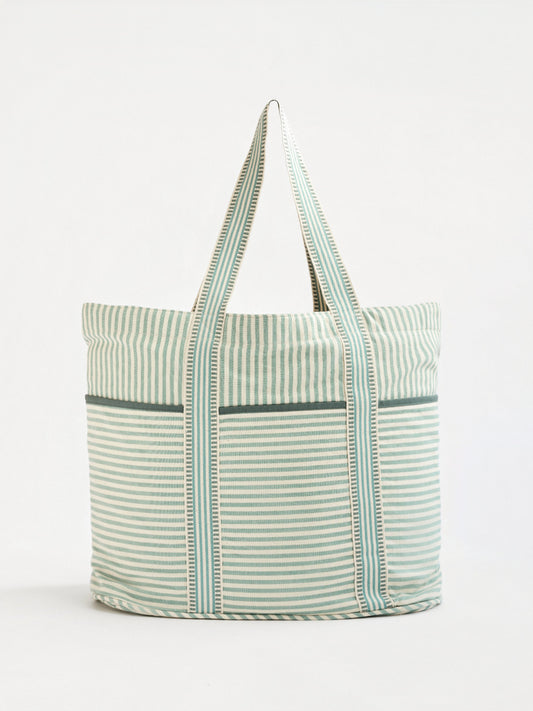Yogamatters Stripe Tote Bag