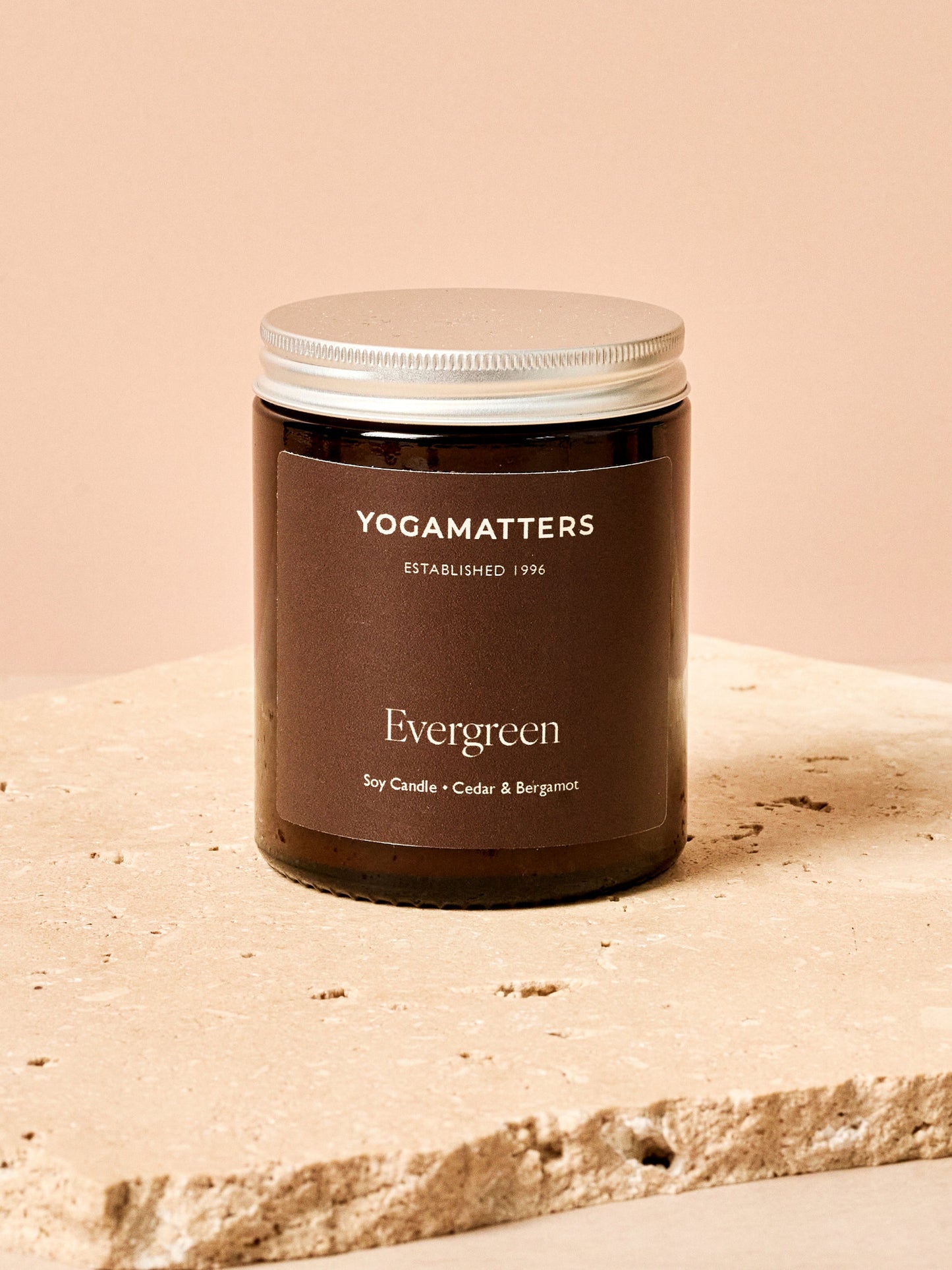 Yogamatters Evergreen Soy Candle 180ml - Cedar & Bergamot
