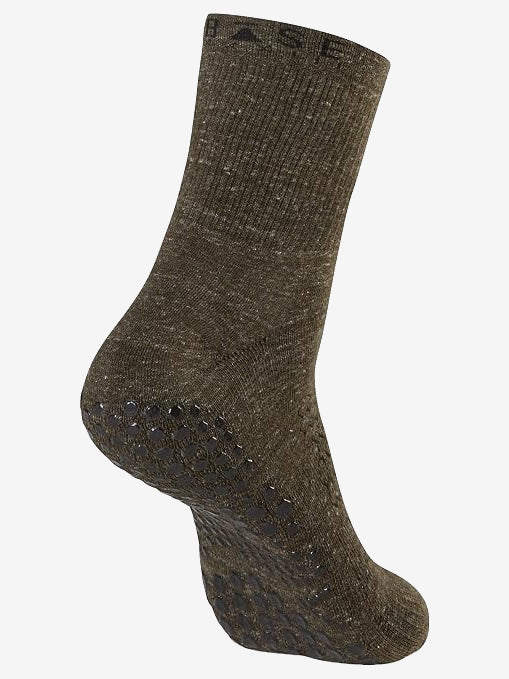 Base 33 Crew Grip Socks - Olive