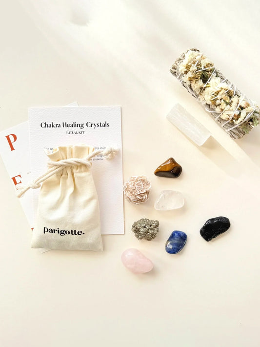 Parigotte Healing Crystals Set - 7 Chakras