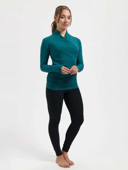 Urban Goddess Good Karma Long Sleeve Yoga Top - Seamoss