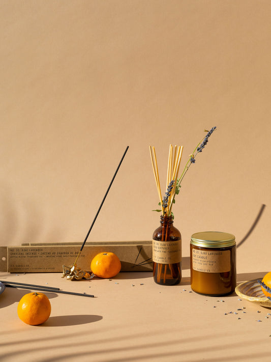 P.F. Candle Co. 7.2oz Soy Candle - Teakwood & Tobacco